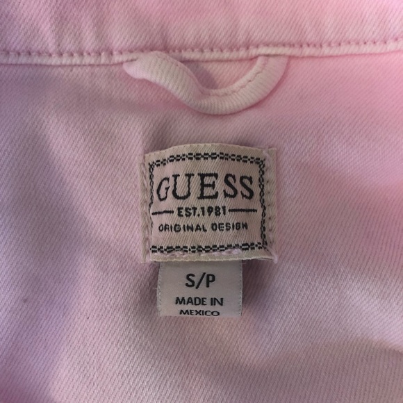 Pink Guess Jean Jacket - Picture 4 of 5